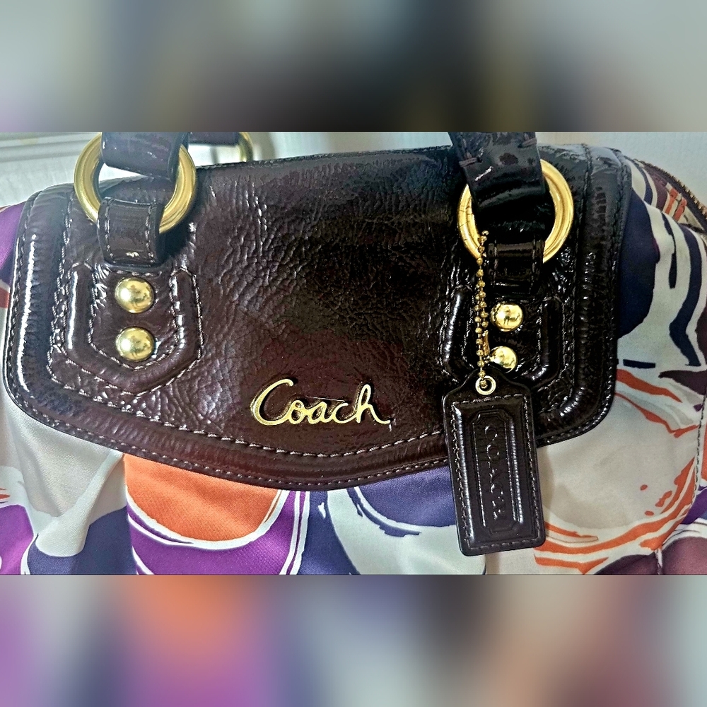 Coach Rare Vintage Ashley Scarf Bag - Picture 3 of 12